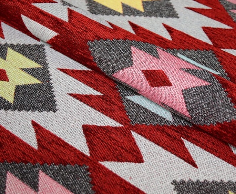 MEXICO - tkanina obiciowa we wzór idealna na zagłówek akcentowy
