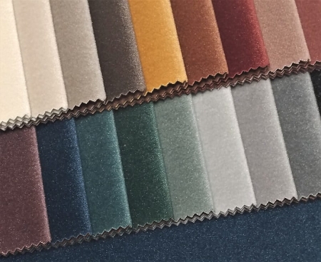 AMON – tkanina welwetowa hydrofobowa do mebli tapicerowanych