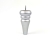 Drewniana noga meblowa OLAF H-18 cm toczona z drewna bukowego w kolorze aluminium.jpg