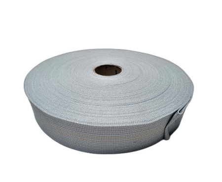 Pas tapicerski elastyczny 80 mm niebieski – wytrzymały i rozciągliwy materiał do mebli i rękodzieła