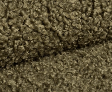 ROLF 13 zielony ciemny khaki: Tkanina bouclé w kolorze ciemnej zieleni khaki (wojskowej)