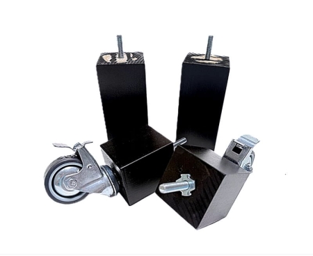 zestaw nóżek hotelowych wenge