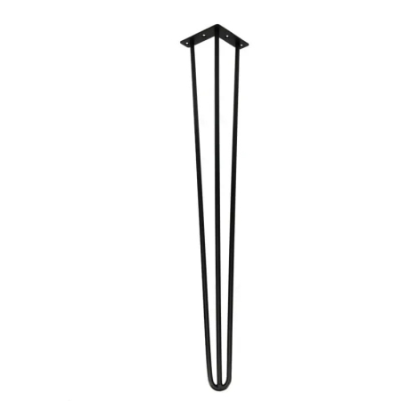Nogi meblowe HAIRPIN Loft 71 cm czarny mat – metalowe, industrialne nogi do stołów i stolików, idealne do wnętrz w stylu loftowym..jpg