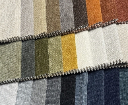 Tkanina obiciowa FLOW chenille 100% poliester z kolekcji Casual – elegancki materiał tapicerski w 26 kolorach do mebli i wnętrz..JPG