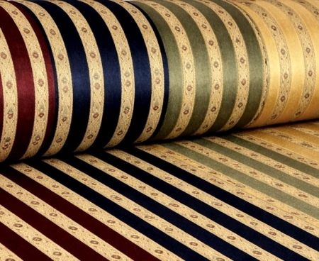 tkanina obiciowa BARI PASY - materiał pluszowy do renowacji mebli tapicerowanych