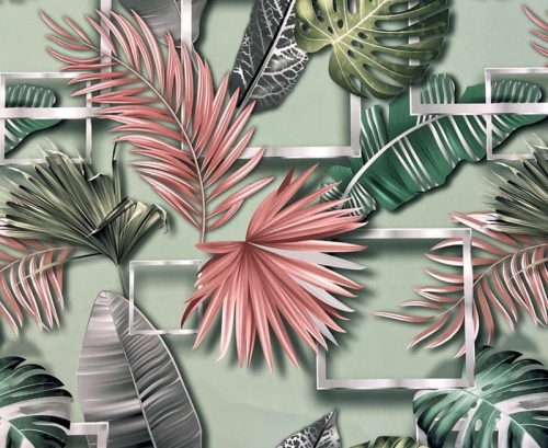 Przejdź do produktu MONSTERA PINK D - 159 - tkanina obiciowa