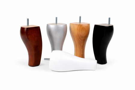 Nowoczesne drewniane nóżki meblowe KOPYTKO L z gwintem montażowym w pięciu kolorach h14.png