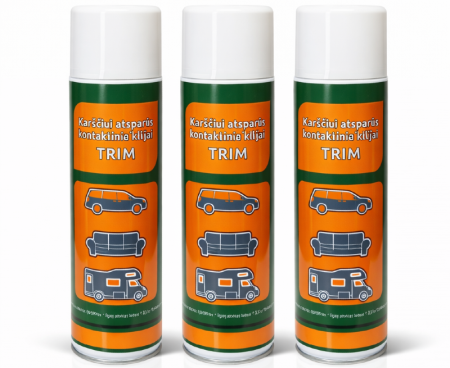 TRIM - KLEJ SPRAY - wysokotemperaturowy klej w sprayu do tapicerki mebli, samochodów, jachtów