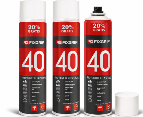 Przejdź do produktu FIXGRIP 40 - klej  spray 600ml
