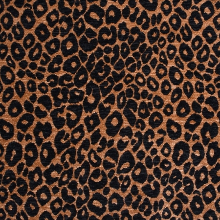 Wild 242 tkanina meblowa Caramel Jungle karmelowo brązowa z czarnym wzorem animal.jpg