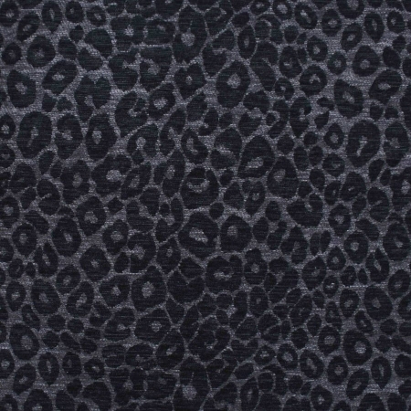 wild 216 tkanina obiciowa  Deep Graphite grafitowa z czarnym wzorem leopard animal.jpg