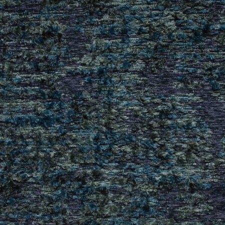 Tkanina tapicerska - Picasso 85 w kolorze turkusowo-granatowym o głębokiej strukturalnej powierzchni