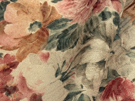 KWIAT DRUK struktura tkaniny - zblizenie