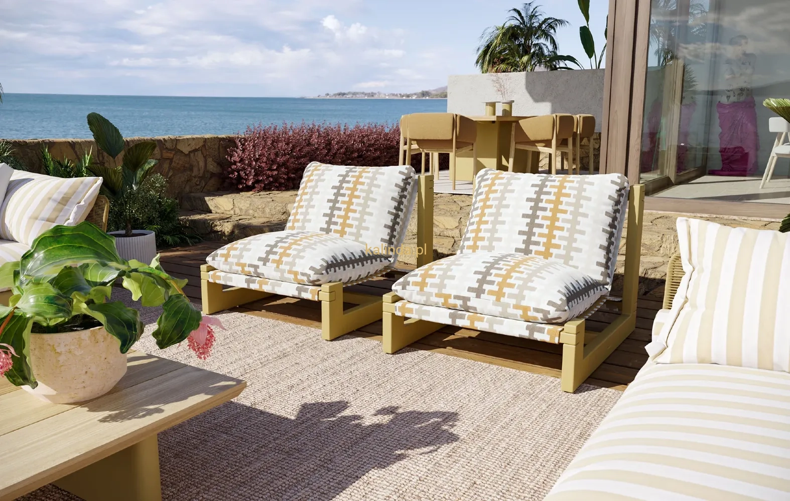 Aranzacja tkaniny obiciowej LOUNGE