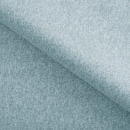 tkanina ALLEGRO Aquamarine o strukturalnym splocie bouclé w jasnym, błękitno-miętowym odcieniu do mebli tapicerowanych