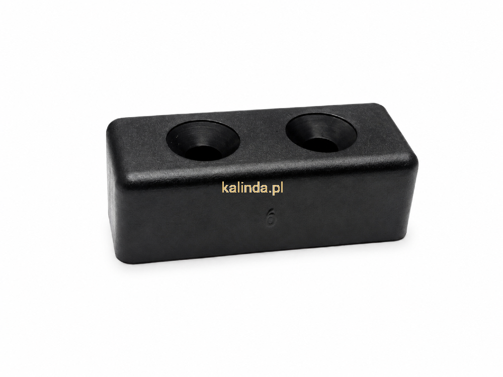 STOPKA MEBLOWA PROSTOKĄTNA CZARNA  h27mm.jpg