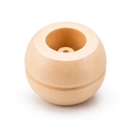 Stopka meblowa BARYŁKA h-50 mm fi 78 mm z tworzywa sztucznego w kolorze klon