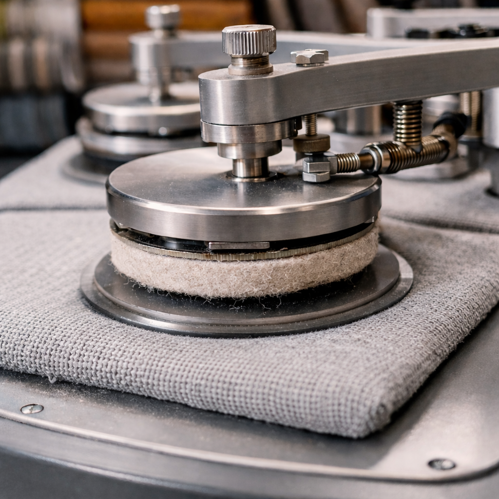 Testowanie trwałości tkaniny obiciowej