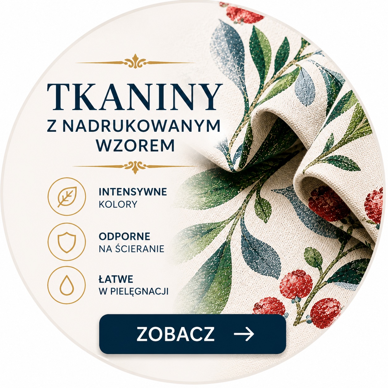 Tkaniny z nadrukowanym wzorem